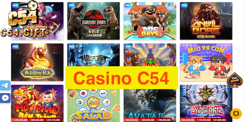 Casino C54 - Cơ hội khám phá thế giới casino chuẩn quốc tế 1 Casino C54 - Cơ hội khám phá thế giới casino chuẩn quốc tế