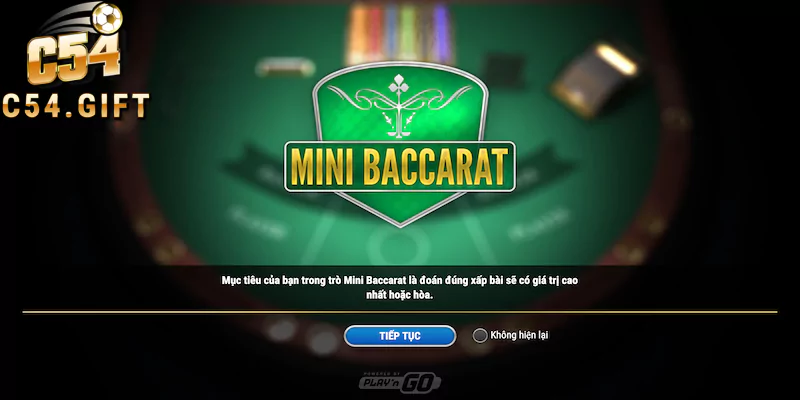 Casino C54 - Cơ hội khám phá thế giới casino chuẩn quốc tế 3 Game Baccarat hấp dẫn