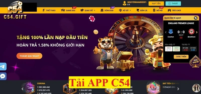 Tải app c54 - Hướng dẫn cách tải ứng dung cho tân thủ 1 Hướng dẫn chi tiết cách tải app c54 cho anh em tân thủ