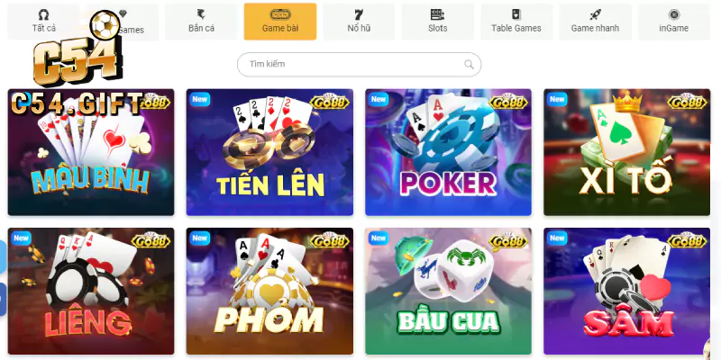 Giới thiệu C54 -Thiên đường cá cược online đỉnh cao nhất 11 Có hàng trăm tựa game hay từ các nhà cung cấp nổi tiếng