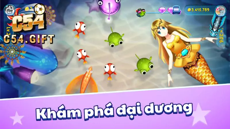 Bắn cá Ica - Thế giới game 3D đổi thưởng khủng, đã tay 6 Ưu tiên bắn cá bé trước