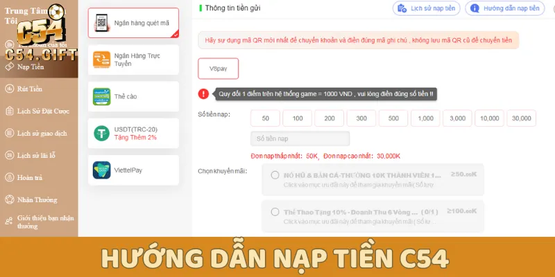 C54 - Trang Chủ Nhà Cái C54 Hàng Đầu Việt Nam |+688k 56 Hướng dẫn quy trình nạp tiền C54 để bắt đầu cá cược online