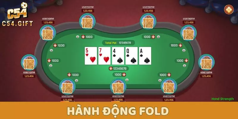 Luật Poker - Tìm Hiểu Tất Tần Tật Về Luật Cho Người Mới 3 Hành động Fold