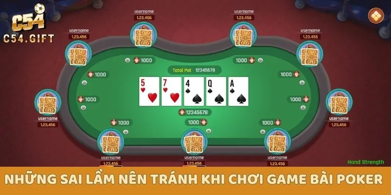 Bật Mí Cách Chơi Poker Không Bao Giờ Thua Cho Tân Binh 4 Những sai lầm nên tránh khi chơi game bài poker