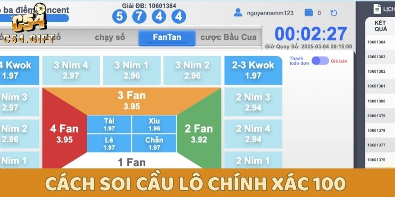 Soi cầu lô chính xác 100 đánh là thắng: Đánh là thắng, vào bờ an toàn! 2 Cách thức soi cầu lô chính xác 100 đánh là thắng bằng lô xiên
