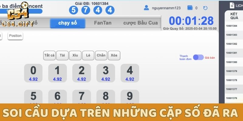 Soi cầu lô chính xác 100 đánh là thắng: Đánh là thắng, vào bờ an toàn! 1 Soi cầu lô chính xác 100 đánh là thắng ngày mai dựa trên những cặp số đã ra